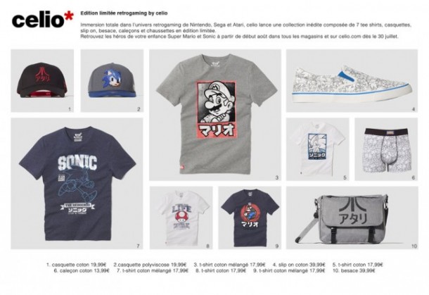 La collection retrogaming de Celio est lancée