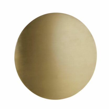 Applique ronde en métal doré brossé Maisons du Monde