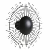 Applique soleil en métal filaire noir Maisons du Monde