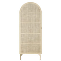 Armoire 1 porte cannage en rotin Solstice Maisons du Monde