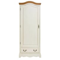 Armoire bonnetière 1 porte 1 tiroir crème Léontine Maisons du Monde