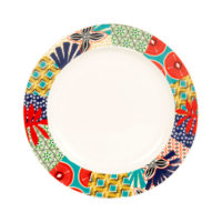 Assiette à dessert en faïence à motifs multicolores Maisons du Monde