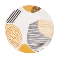 Assiette à dessert en porcelaine blanche imprimée Maisons du Monde