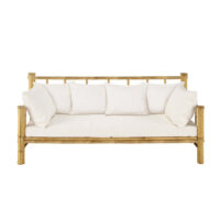 Banquette de jardin 3 places en bambou Robinson Maisons du Monde