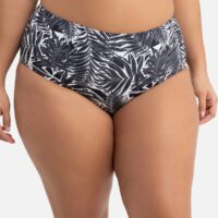 Bas de maillot de bain amincissant culotte haute Imprimé Feuillage LA REDOUTE COLLECTIONS PLUS