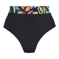 Bas de maillot de bain amincissant culotte haute Noir/Imprimé LA REDOUTE COLLECTIONS PLUS