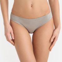 Bas de maillot de bain culotte bikini Gris Argenté LA REDOUTE COLLECTIONS