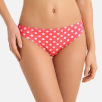 Bas de maillot de bain culotte bikini à pois Imprimé Pois Fluo;Imprimé Pois Gris;Imprimé Pois Corail LA REDOUTE COLLECTIONS