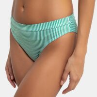 Bas de maillot de bain culotte bikini à rayures Rayé Blanc/Bleu;Rayé Blanc/Vert LA REDOUTE COLLECTIONS