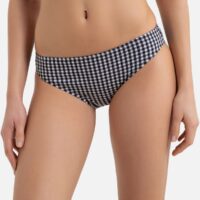 Bas de maillot de bain culotte bikini carreaux Carreaux Noir/Blanc LA REDOUTE COLLECTIONS