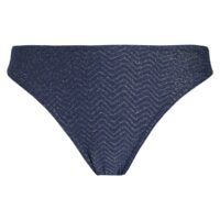 Bas de maillot de bain culotte bikini fil brillant Bleu-Doré LA REDOUTE COLLECTIONS