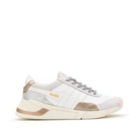 Baskets Eclipse Trident Blanc/Or Gola