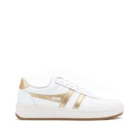 Baskets Grandsla Blanc/Or Gola