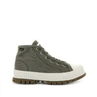 Baskets Pallashock Mid Beige ou Kaki Palladium