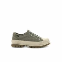 Baskets Pallashock Og Vert Kaki Palladium