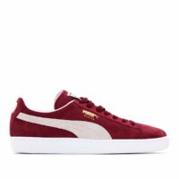 Baskets Suede Classic + Bordeaux - Blanc Puma