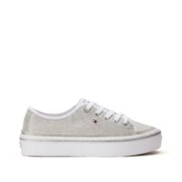 Baskets compensées Dressy Glitter Argent Tommy Hilfiger