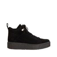 Baskets cuir Pieces Noir ou Kaki tamaris