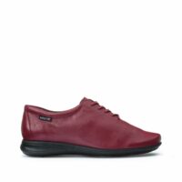 Baskets en cuir Nency Bordeaux mephisto