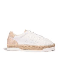 Baskets espadrilles LANCRY COLOR Blanc/Beige CANAL SAINT MARTIN