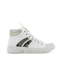 Baskets montantes Tempo 03 Blanc/Python PALLADIUM MANUFACTURE