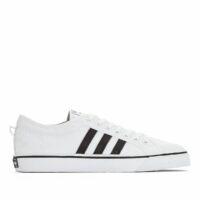 Baskets toile Nizza Blanc adidas Originals