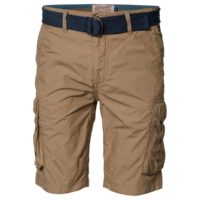 Bermuda cargo droit avec ceinture Vert Kaki - Beige - Gris PETROL INDUSTRIES