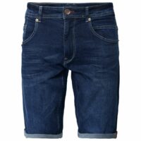 Bermuda en jean droit stretch Bleu Moyen PETROL INDUSTRIES