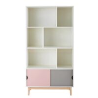 Bibliothèque 2 portes tricolore Blush Maisons du Monde