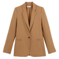 Blazer coupe droite Beige;Noir;Marine LA REDOUTE COLLECTIONS