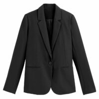 Blazer coupe droite Noir LA REDOUTE COLLECTIONS PLUS