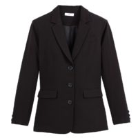 Blazer coupe droite Noir;Prune LA REDOUTE COLLECTIONS