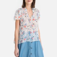 Blouse à fleurs en voile ANA NAHY Imprimé Multicolore LA BRAND BOUTIQUE COLLECTION