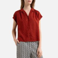 Blouse chemisier à manches courtes Paprika;Rouge Harris wilson