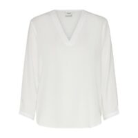 Blouse col V Noir;Blanc JACQUELINE DE YONG