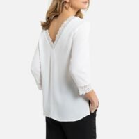 Blouse col V