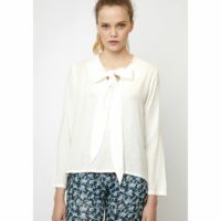 Blouse col lavallière manches longues Ecru COMPANIA FANTASTICA