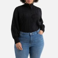 Blouse col montant