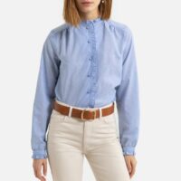 Blouse col montant