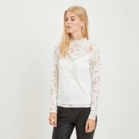 Blouse col montant