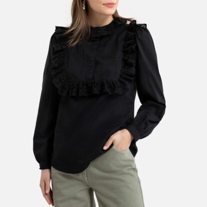 Blouse col montant