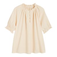 Blouse col rond manches ballon