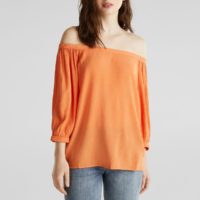 Blouse épaules dénudées Orange Esprit