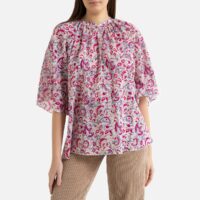 Blouse imprimé graphique CHERIE Rose Antik batik