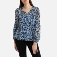 Blouse imprimée à manches longues Imprimé Bleu LIU JO