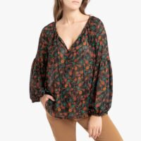 Blouse imprimée à manches longues Imprimé Fleuri LA BRAND BOUTIQUE COLLECTION