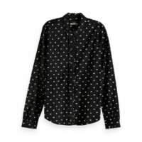 Blouse imprimée à manches longues Noir/Imprimé SCOTCH AND SODA