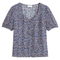 Blouse imprimée col v