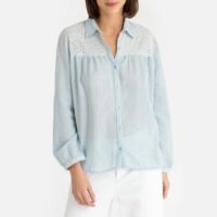 Blouse légère manches longues CAITLINA Bleu Harris wilson