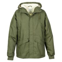 Blouson à capuche doublée en sherpa Vert Foncé Oxbow